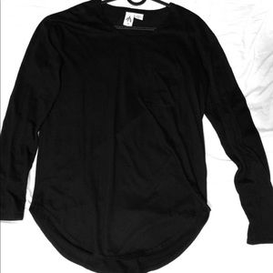 Urban Outfitters Long Sleeve Curved Tee